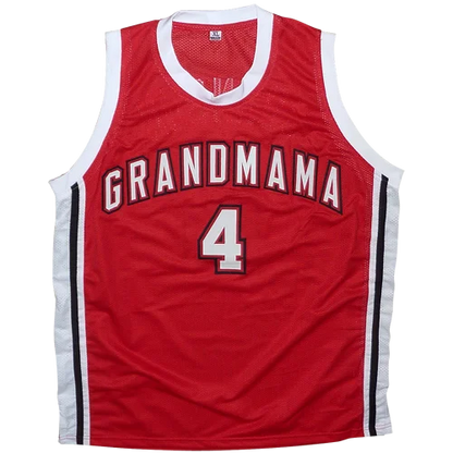 Larry Johnson autographed UNLV red jersey with Grandmama 4