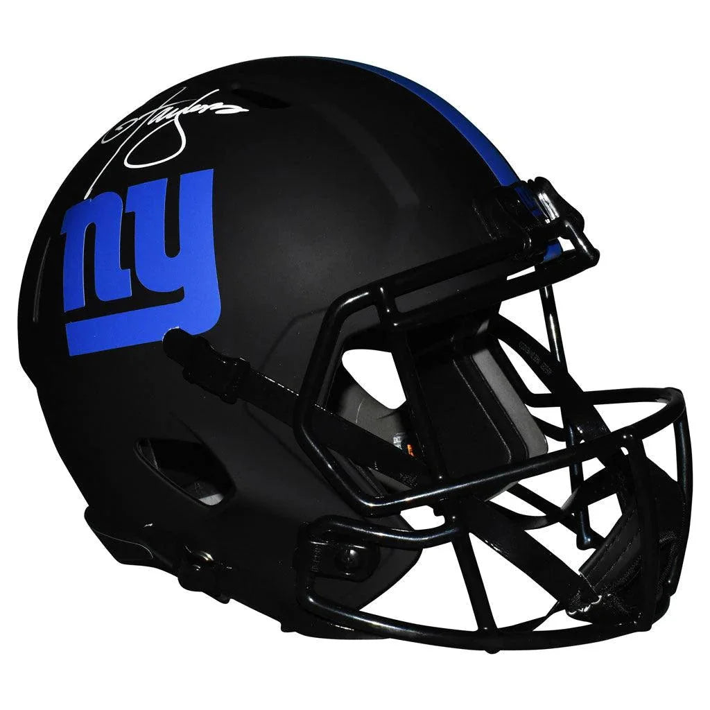 Lawrence Taylor autographed New York Giants eclipse alternate replica helmet