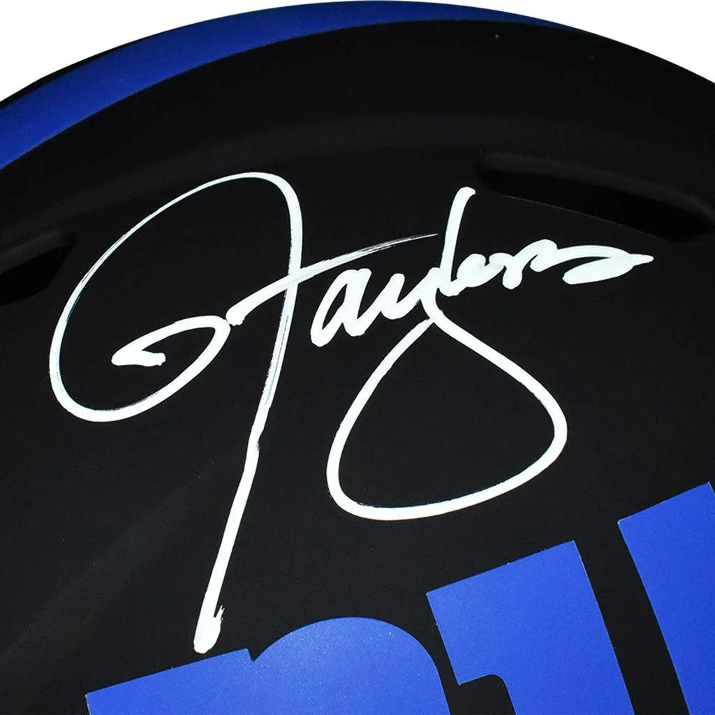 Lawrence Taylor autographed New York Giants eclipse alternate replica helmet