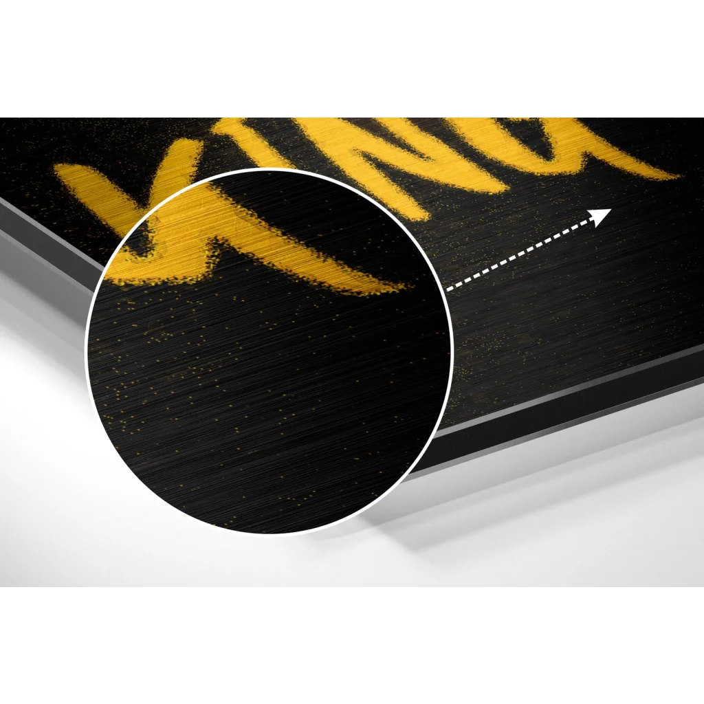 LeBron King Canvas on Brushed Aluminium Dibond Wall Art | Modern Wall Art Decor | vintageantiquesgifts.com