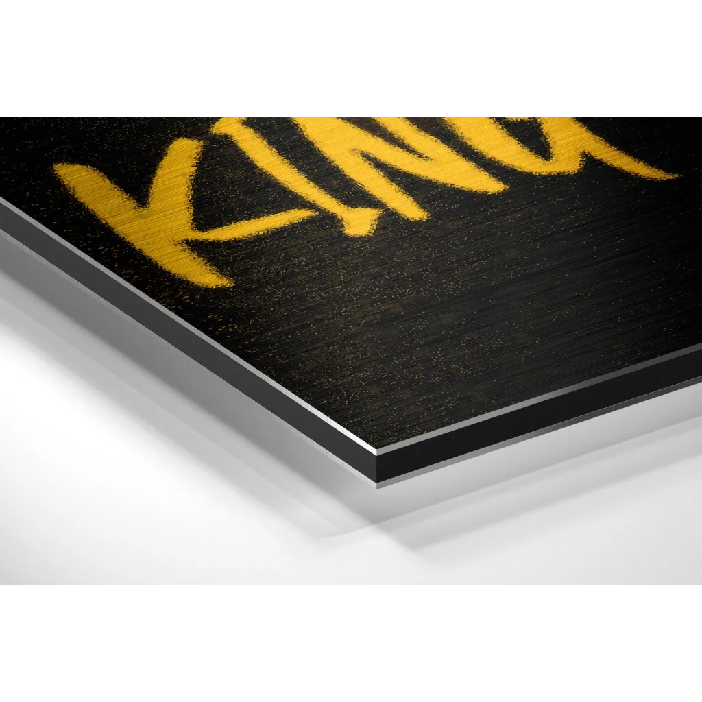 LeBron King Canvas on Brushed Aluminium Dibond Wall Art | Glass Wall Art Print | vintageantiquesgifts.com