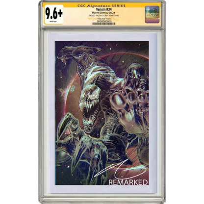 Lee Price Venom symbiote in space CGC 9.6 comic poster