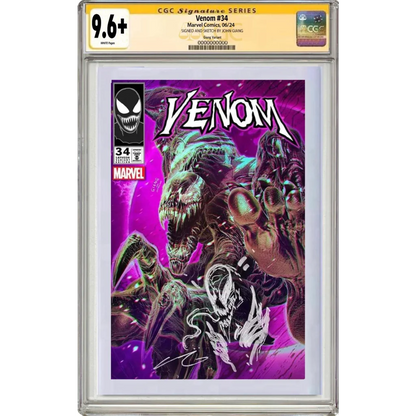 Lee Price Venom symbiote alien comic book poster with signed #34 cover