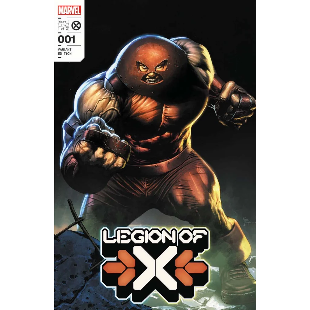 Comic book featuring Juggernaut cover from Legion of X Mico Suayan exclusive edition