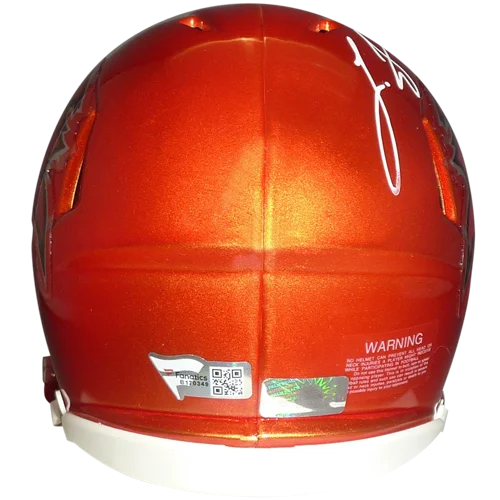 Leonard Fournette autographed Tampa Bay mini helmet in flash edition