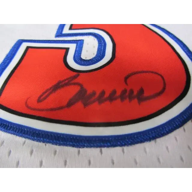 Autographed Lil Bow Wow jersey with COA and number 3 on Cambridge Basketball Jersey