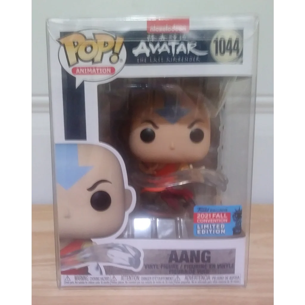 Limited Edition Aang Animation Funko Pop Figure with Protector