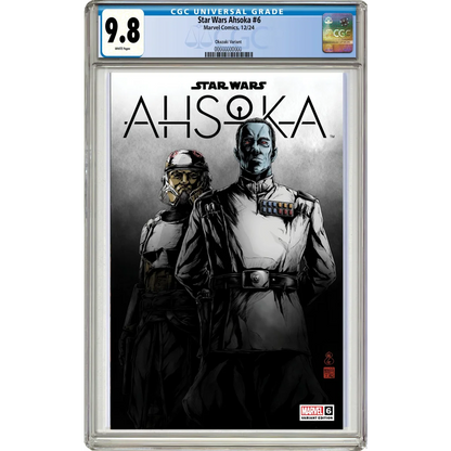 Limited edition Star Wars Ahsoka #6 comic in protective case