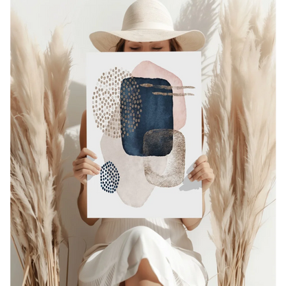 Insigne aluminum prints geometric watercolor personalized art