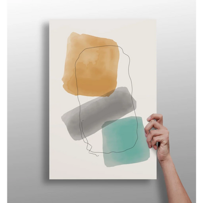 Stunning watercolor abstract on insigne aluminum prints