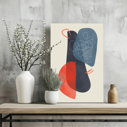 Bold Geometric Insigne Aluminum Prints Transform Your Space | Glass Wall Art Print | vintageantiquesgifts.com