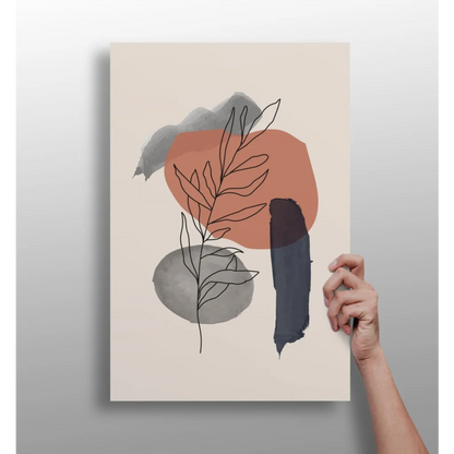 Botanical Line Art Insigne Aluminum Prints for Modern Spaces | Insigneart USA | vintageantiquesgifts.com