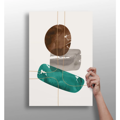 Stunning Marble Insigne Aluminum Prints with Gold Accents | Insigneart USA | vintageantiquesgifts.com