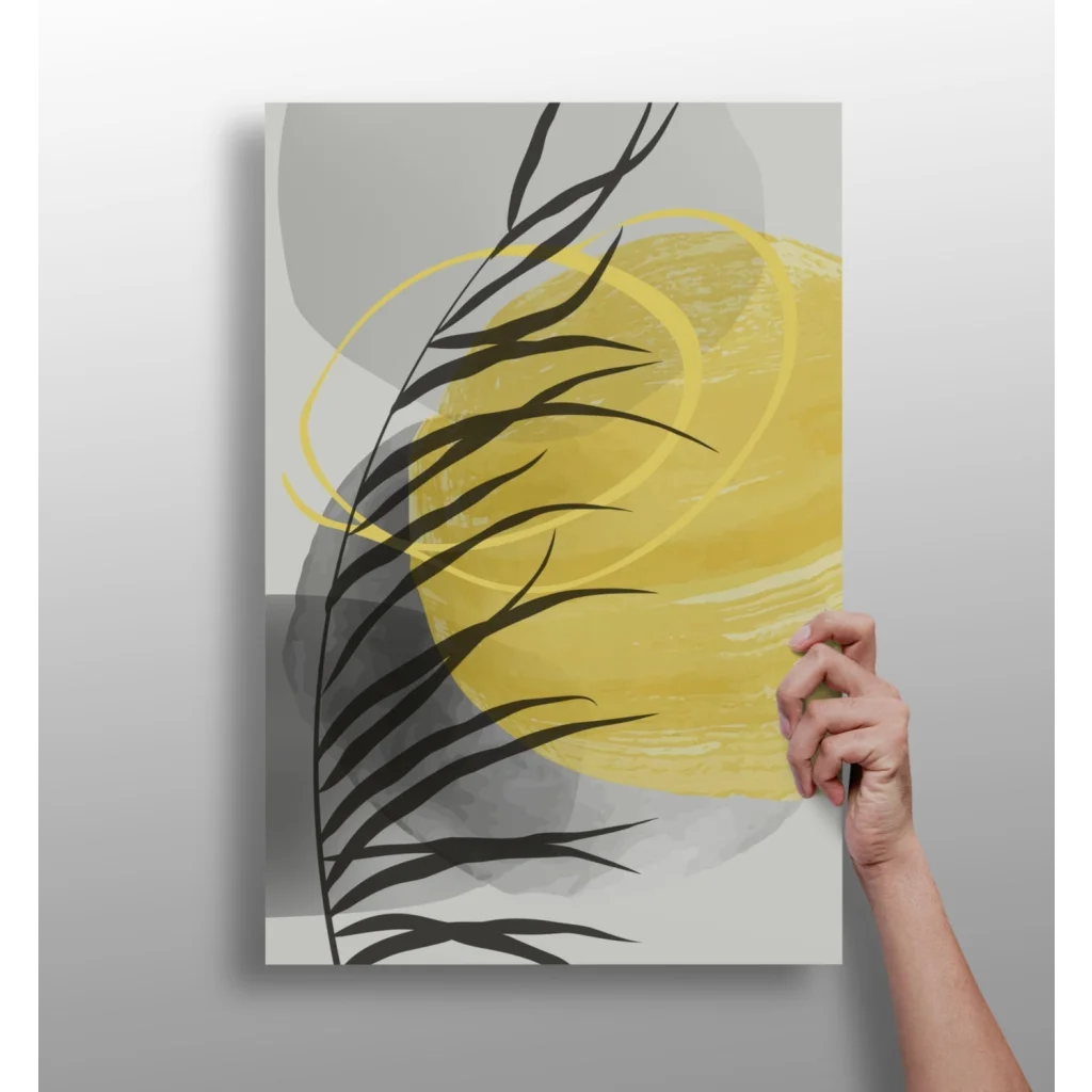 Bold Palm Fronds Insigne Aluminum Prints | Insigneart USA | vintageantiquesgifts.com