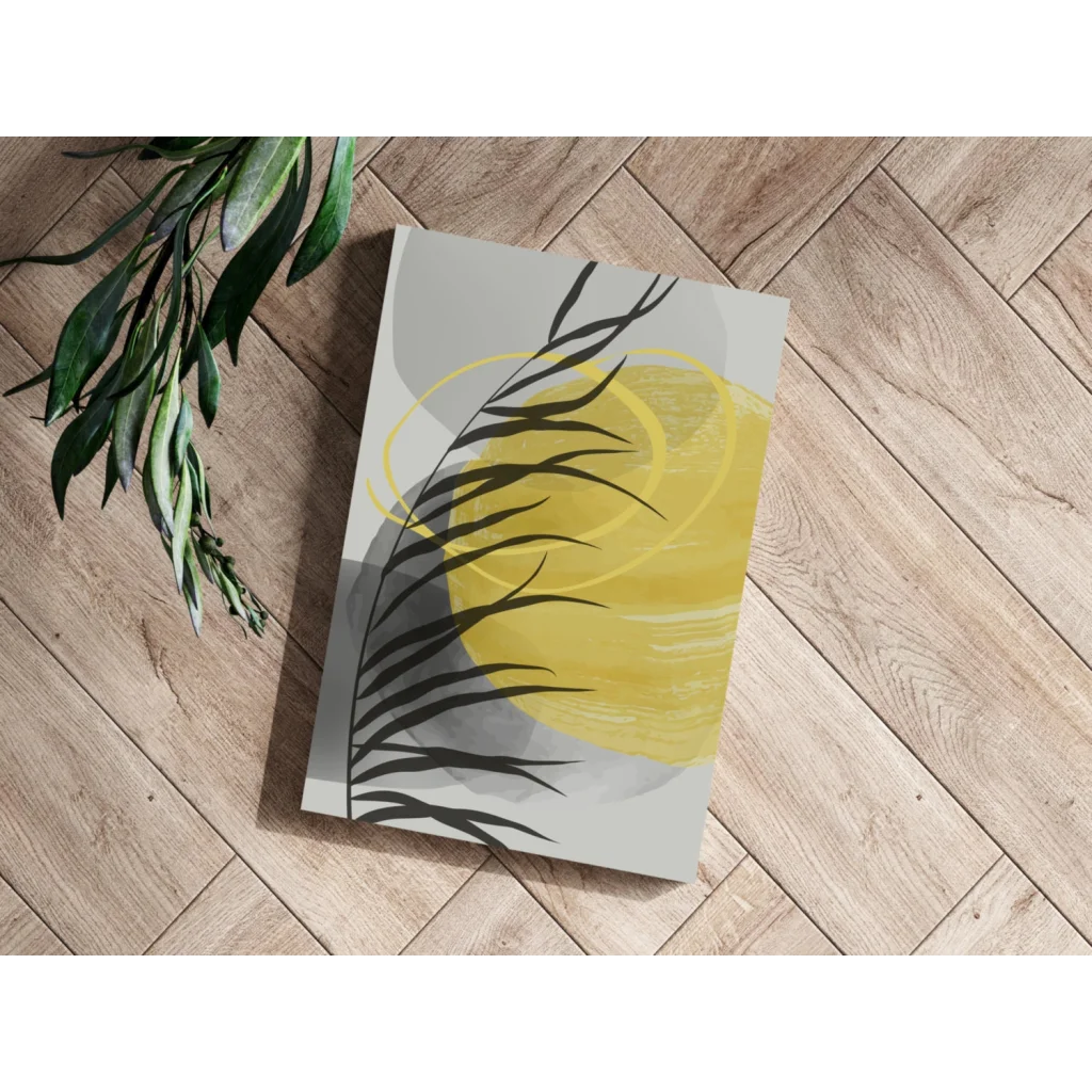 Bold Palm Fronds Insigne Aluminum Prints | Modern Wall Art Decor | vintageantiquesgifts.com