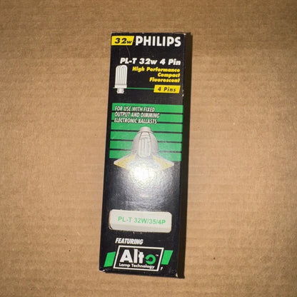 Philips 32W PL-T Alto Collection bulb in black green box