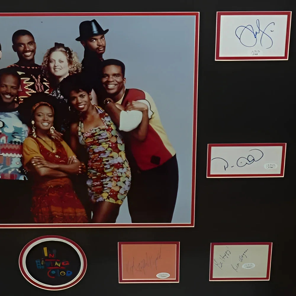 In Living Color deluxe framed 16x20 photo with 8 cast autographs