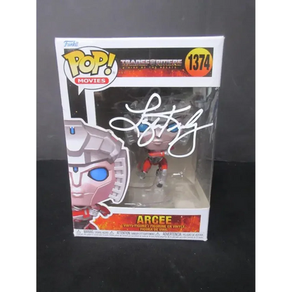 Liza Koshy Signed Transformers Rise of the Beasts Arcee Funko Pop collectible