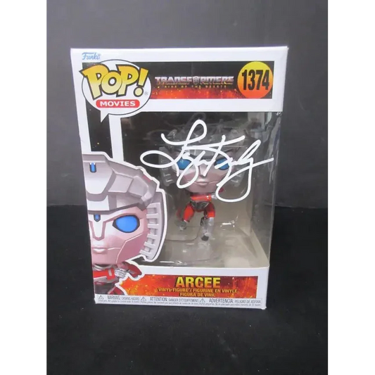 Liza Koshy Signed Transformers Rise of the Beasts Arcee Funko Pop collectible