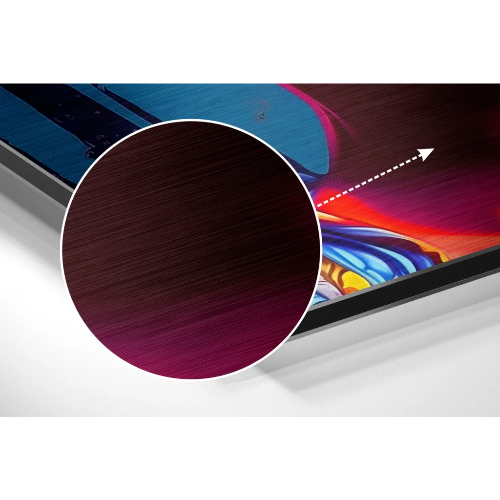Stunning pop art on sleek brushed aluminium dibond print