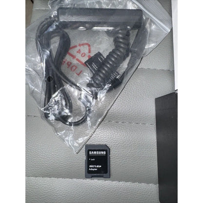 Black Samsung microSD adapter with lock in lot offers of cameras and tripods