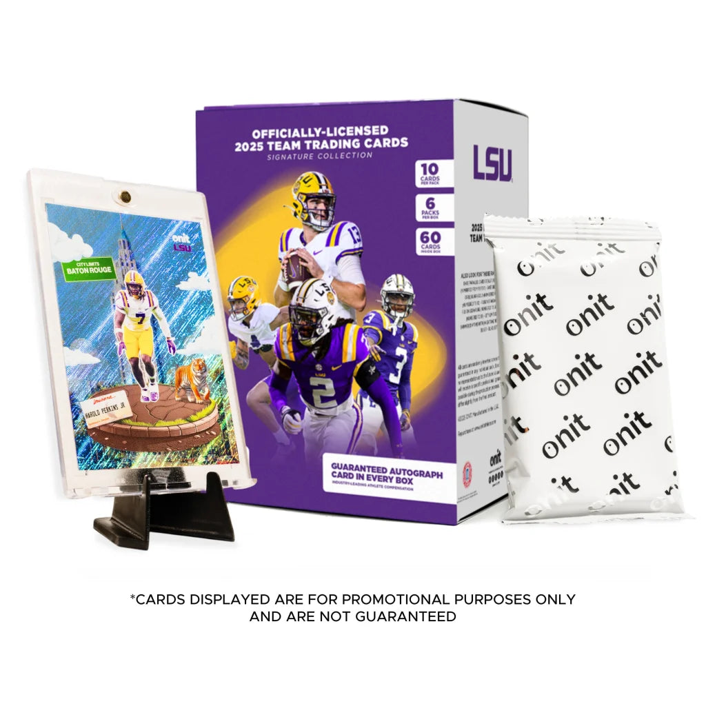 2023 LSU Football Platinum Box with guaranteed autograph cards