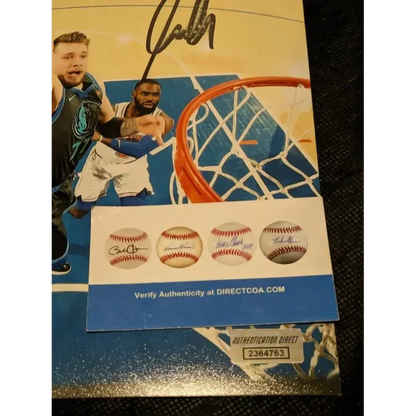 Luka Doncic autographed 8x10 photo basketball collectible with baseball autograph reproductions