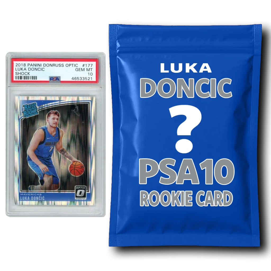 Luka Doncic PSA 10 Graded Rookie Basketball Card Mystery Pack | Hall of Fame Sports Memorabilia | vintageantiquesgifts.com