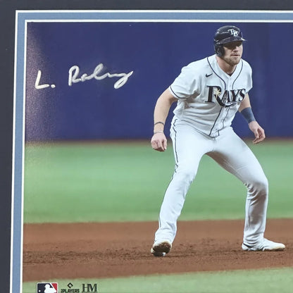 Luke Raley autographed Tampa Bay Rays framed 8x10 photo JSA