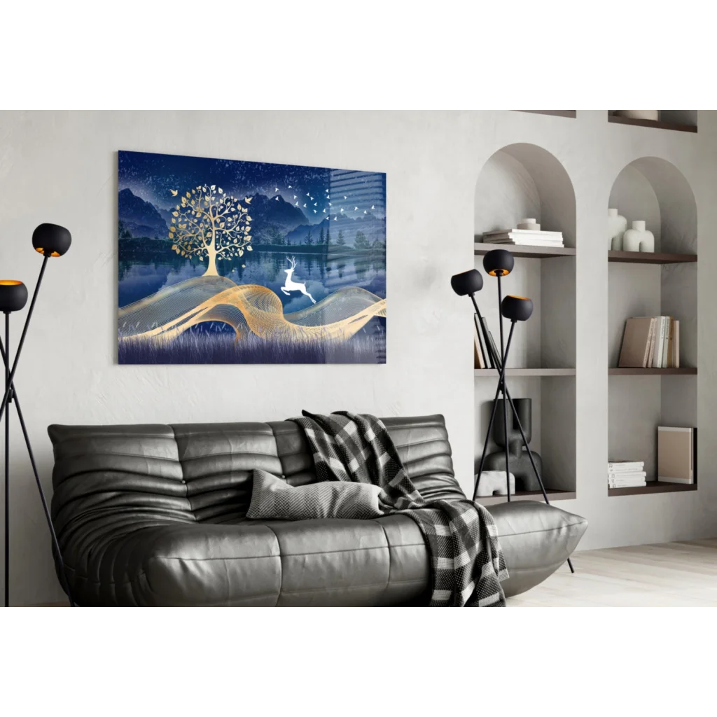 Stunning Glass Wall Art That Transforms Your Space | Contemporary Home Wall Art | vintageantiquesgifts.com
