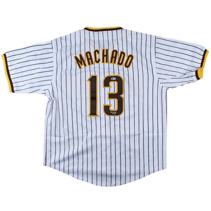Manny Machado autographed San Diego pinstripe jersey #13