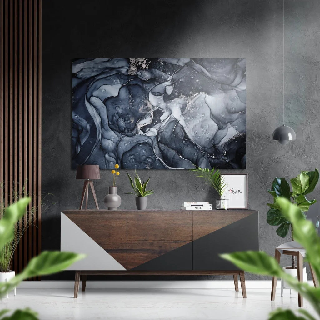 Marbleous Brushed Aluminium Dibond Wall Art