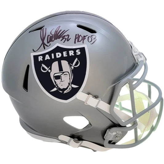 Marcus Allen autographed Flash Alternate Raiders helmet with HOF 03
