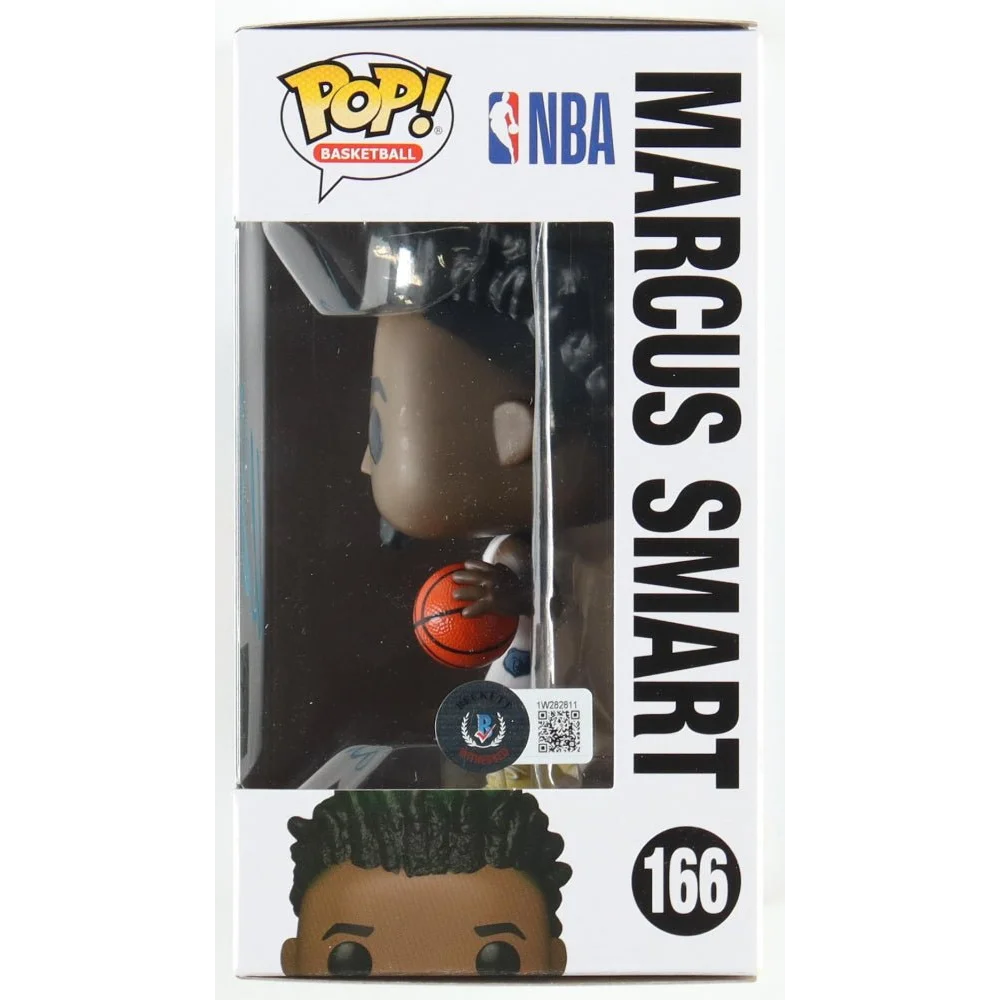 Funko Pop Marcus Smart basketball figure from Memphis Grizzlies, signed and authenticated