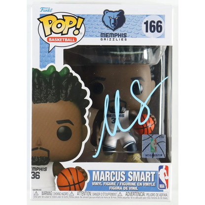 Autographed Marcus Smart Funko Pop Memphis Grizzlies figure for collectors