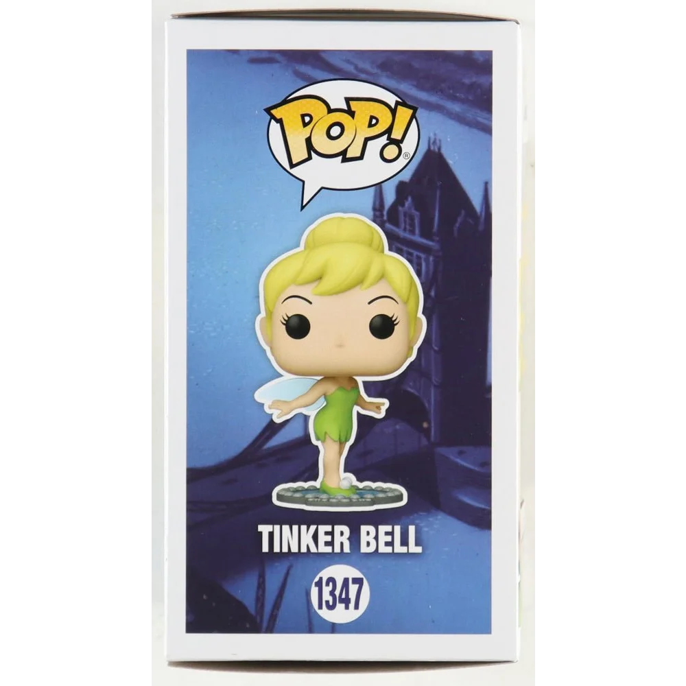 Funko Pop Tinker Bell collectible figure signed by Margaret Kerry from Peter Pan