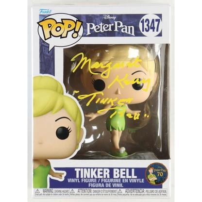 Tinker Bell Funko Pop signed by Margaret Kerry from Peter Pan in original packaging