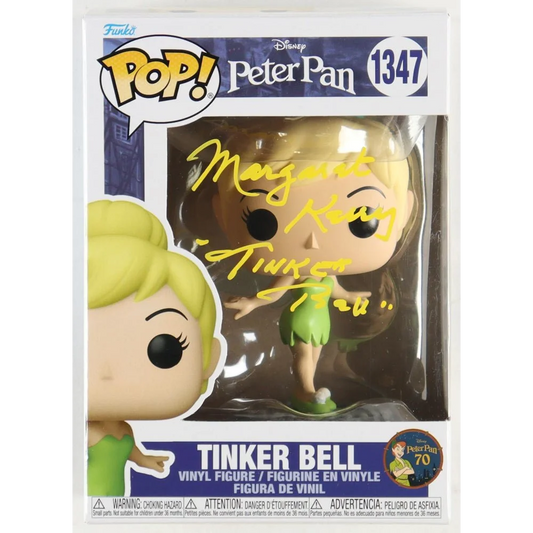 Tinker Bell Funko Pop signed by Margaret Kerry from Peter Pan in original packaging