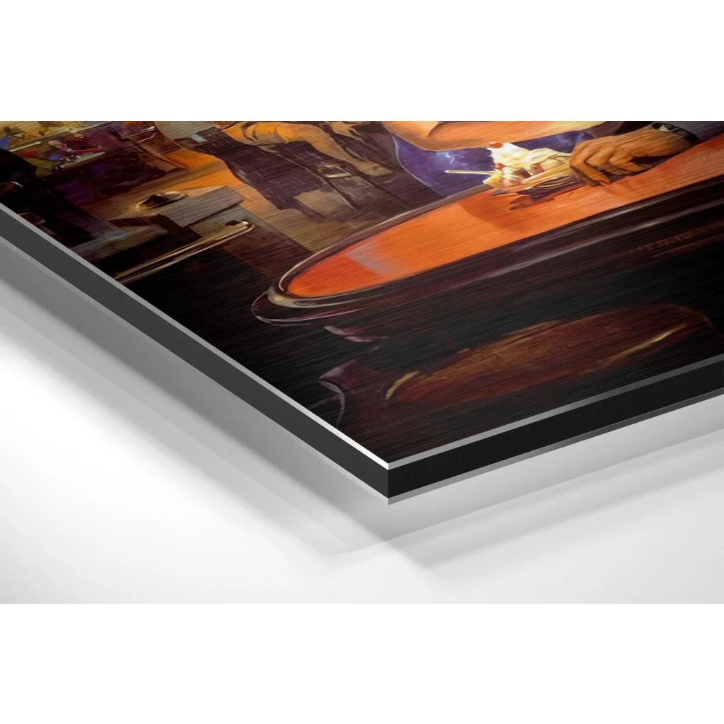 Glass Wall Art Marilyn Elvis Humphrey James Brushed Aluminium Dibond Wall Art