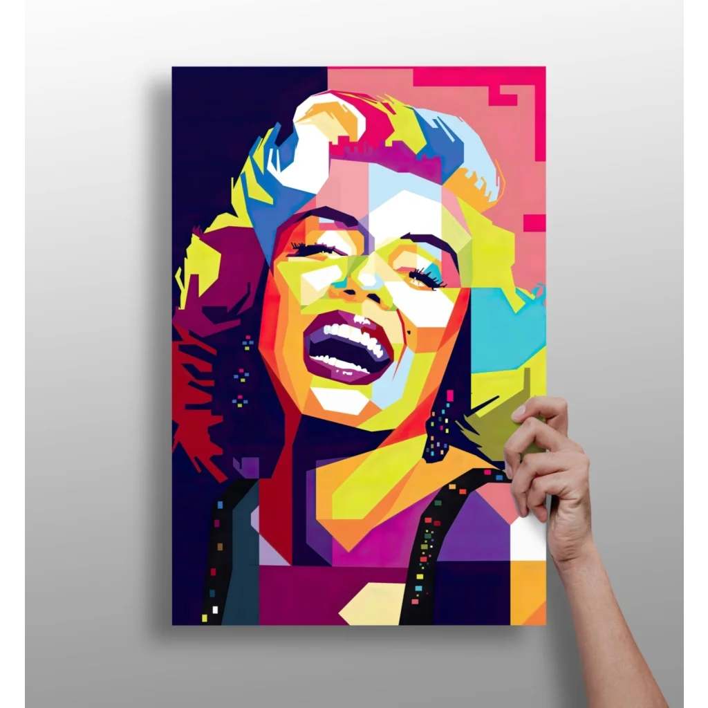 Marilyn Monroe Pop Art Insigne Aluminum Prints | Insigneart USA | vintageantiquesgifts.com