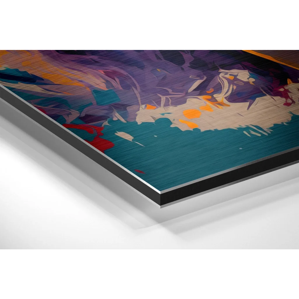 Stunning Brushed Aluminium Dibond Art That Pops With Color | Glass Wall Art Print | vintageantiquesgifts.com