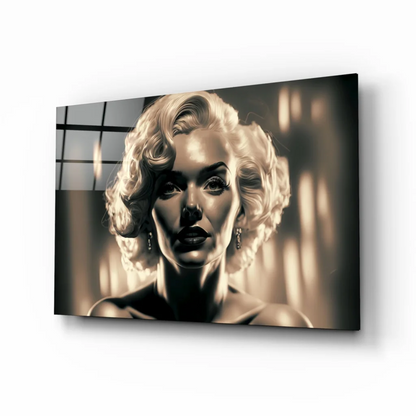 Glamorous Marilyn Monroe Sepia Canvas Wall Art Print | Insigneart USA | vintageantiquesgifts.com