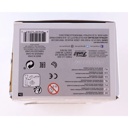 Bottom of a Funko Pop! box showing Mario Andretti signed racing legend collectible