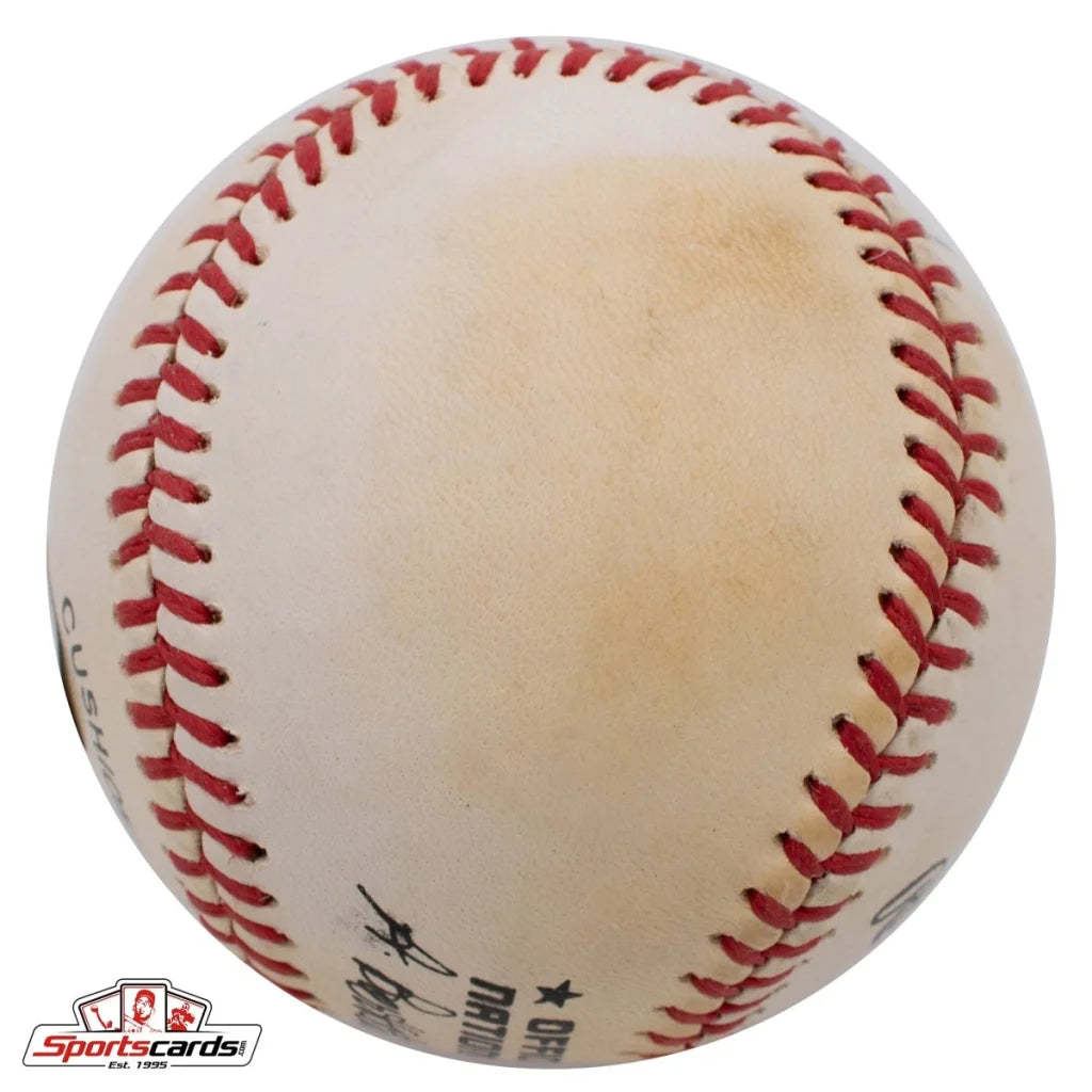 Mark Koenig signed baseball with Beckett authentication