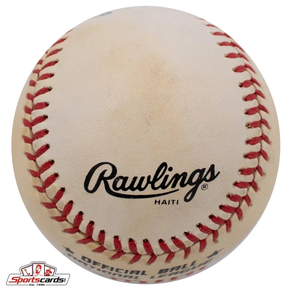 Mark Koenig signed Rawlings baseball with Beckett authentication
