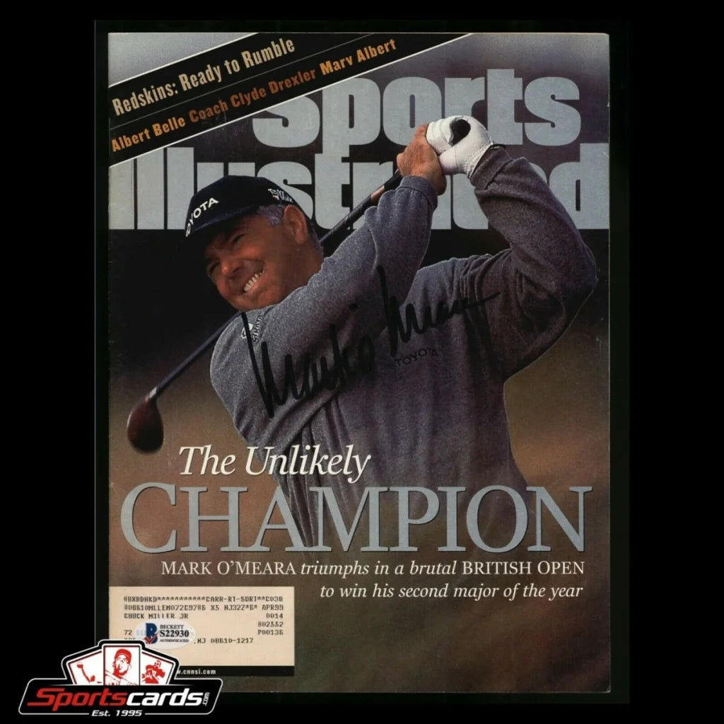 Sports Illustrated Signed Mark O’Meara Golf Magazine BAS Beckett Cover