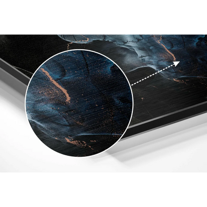 Stunning Brushed Aluminium Dibond Abstract Marble Wall Art | Modern Wall Art Decor | vintageantiquesgifts.com
