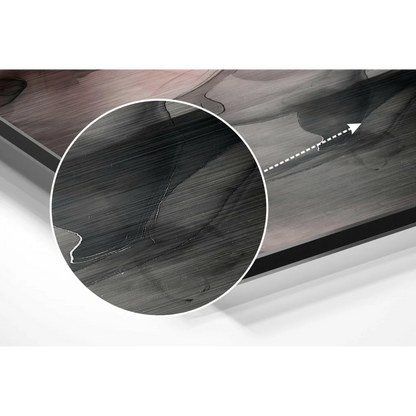 Stunning Brushed Aluminium Dibond Abstract Art Print | Modern Wall Art Decor | vintageantiquesgifts.com