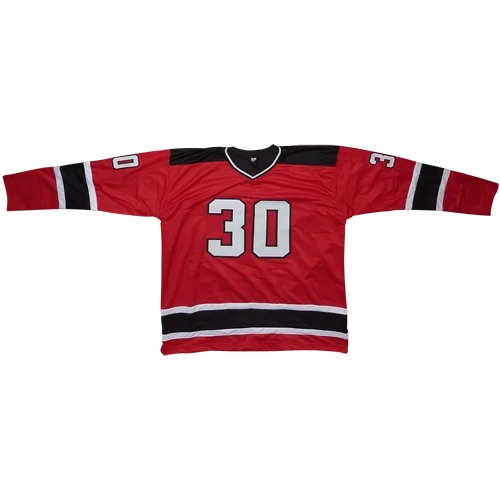 Martin Brodeur autographed red jersey number 30