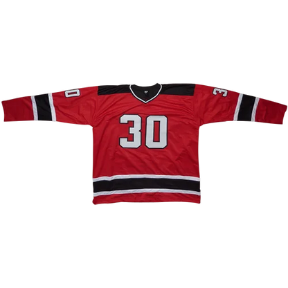 Martin Brodeur autographed red jersey number 30